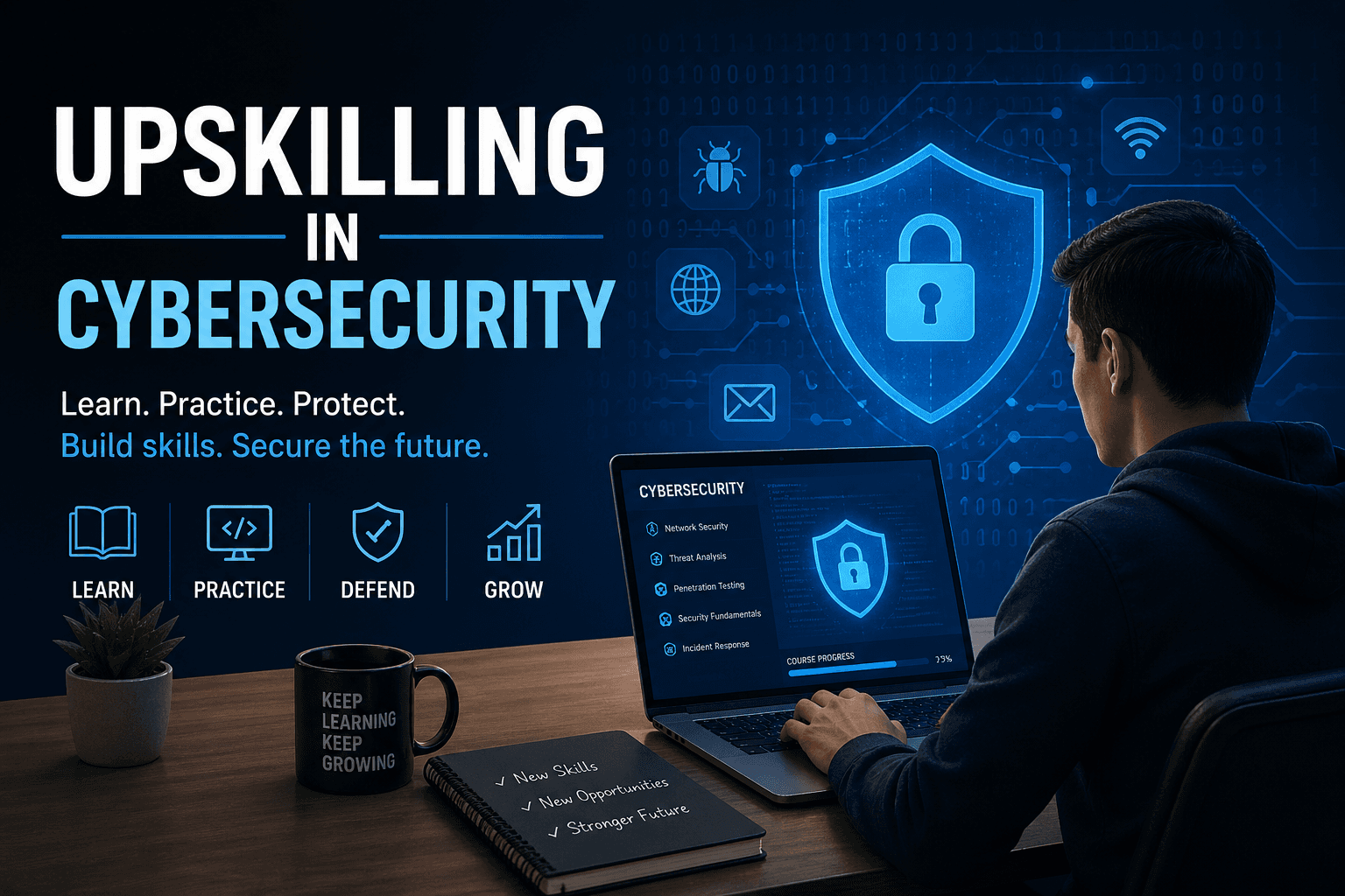 Why Upskilling Is the Key to Cybersecurity Career Success